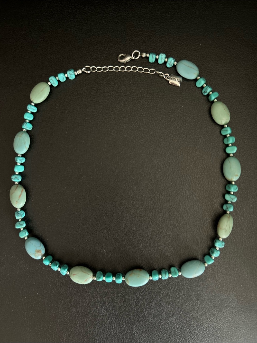 Chaps vintage turquoise necklace